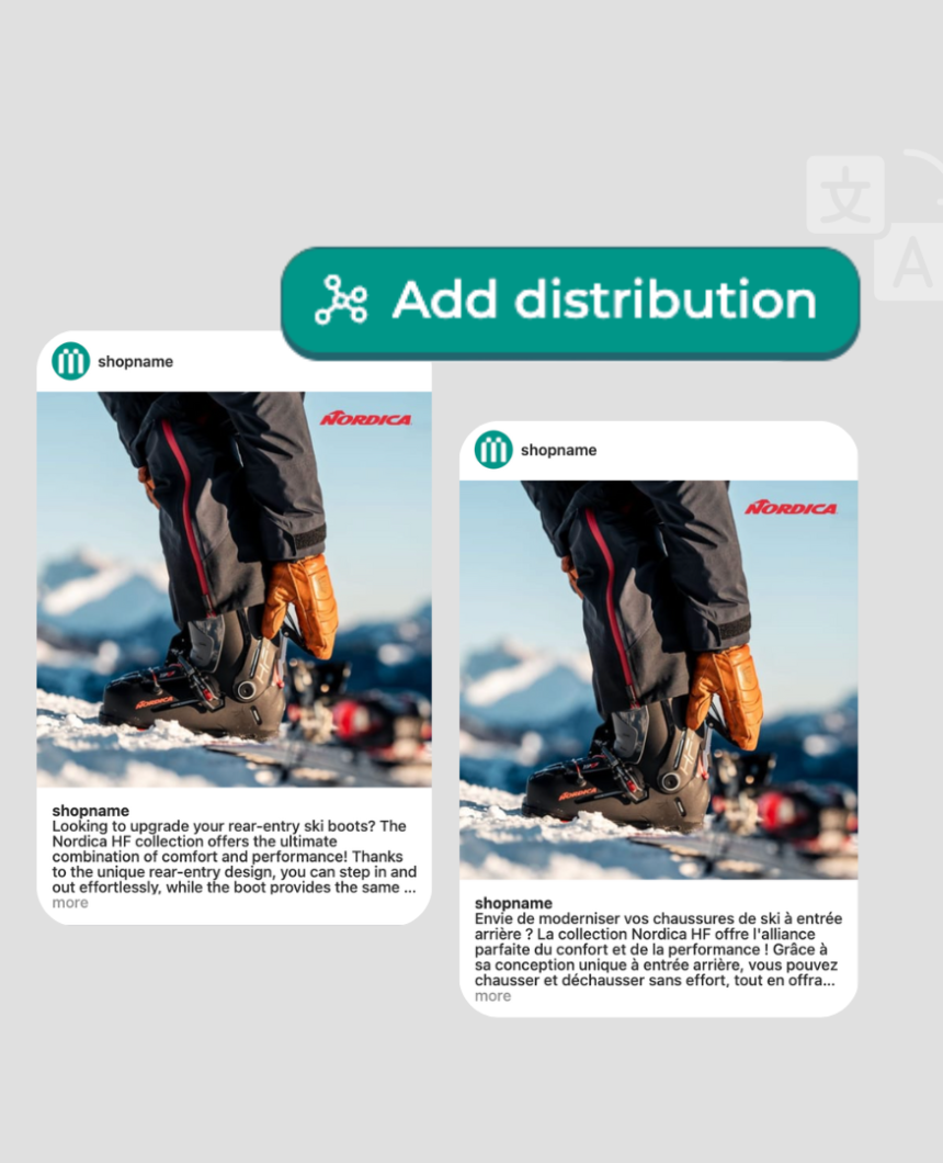 Distribute & Translate (optional)