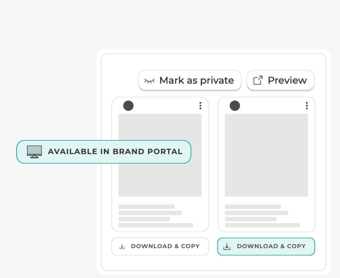 Brand portal for Social Media